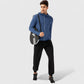 Men's Lightweight Zip-Up Hooded Jacket with Thumbholes and UPF 50+ Protection