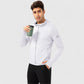 Men's Lightweight Zip-Up Hooded Jacket with Thumbholes and UPF 50+ Protection