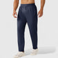 Men's Athletic Training Pants with Elastic Waistband and Straight Leg Fit