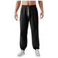 Men's Jogger Pants with Drawstring Waistband and Elastic Cuffs for Active Comfort