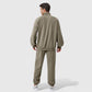 Men's Jogger Pants with Drawstring Waistband and Elastic Cuffs for Active Comfort