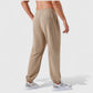 Men's Jogger Pants with Drawstring Waistband and Elastic Cuffs for Active Comfort