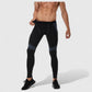Men's Compression Leggings with Wide Waistband and Side Pocket for Training and Performance
