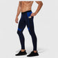 Men's Compression Leggings with Wide Waistband and Side Pocket for Training and Performance