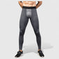 Men's Performance Leggings with Contoured Support Pouch and Seamless Fit for Training and Recovery