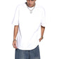Men's Classic Short Sleeve Crew Neck T-Shirt with Relaxed Fit and Timeless Style