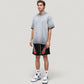 Men's Gradient Short Sleeve Crew Neck T-Shirt with Relaxed Fit and Minimalist Design