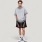 Men's Gradient Short Sleeve Crew Neck T-Shirt with Relaxed Fit and Minimalist Design
