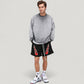 Men's Oversized Crew Neck Long Sleeve Sweatshirt with Dropped Shoulders and Relaxed Fit
