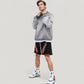 Men's Oversized Crew Neck Long Sleeve Sweatshirt with Dropped Shoulders and Relaxed Fit