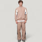 Men's Full Zip Colorblock Track Jacket with Elastic Hem and Stand Collar