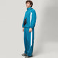 Men's Full Zip Colorblock Track Jacket with Elastic Hem and Stand Collar