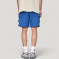 Men's Cargo Pocket Drawstring Shorts with Relaxed Fit and Elastic Waist