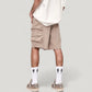 Men's Drawstring Waist Relaxed Fit Everyday Casual Shorts with Side Pockets