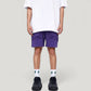 Men's Multi-Pocket Drawstring Waist Relaxed Fit Casual Cargo Shorts with Zipper Details