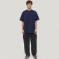 Men's Wide Leg Relaxed Fit Pants with Classic Five-Pocket Design