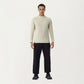 Men's Long Sleeve Quarter Zip Athletic Top with Mock Neck and Stretch Performance Fabric