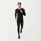 Men's Long Sleeve Compression Base Layer Top with Stretch Fit and Moisture-Wicking Fabric