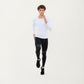 Men's Long Sleeve Crew Neck Compression Shirt with Stretch Fabric and Athletic Fit