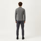 Men's Long Sleeve Half Zip Performance Top with Secure Chest Pocket and Stretch Knit Fabric
