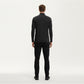 Men's Long Sleeve Half Zip Performance Top with Lightweight Stretch Knit Fabric
