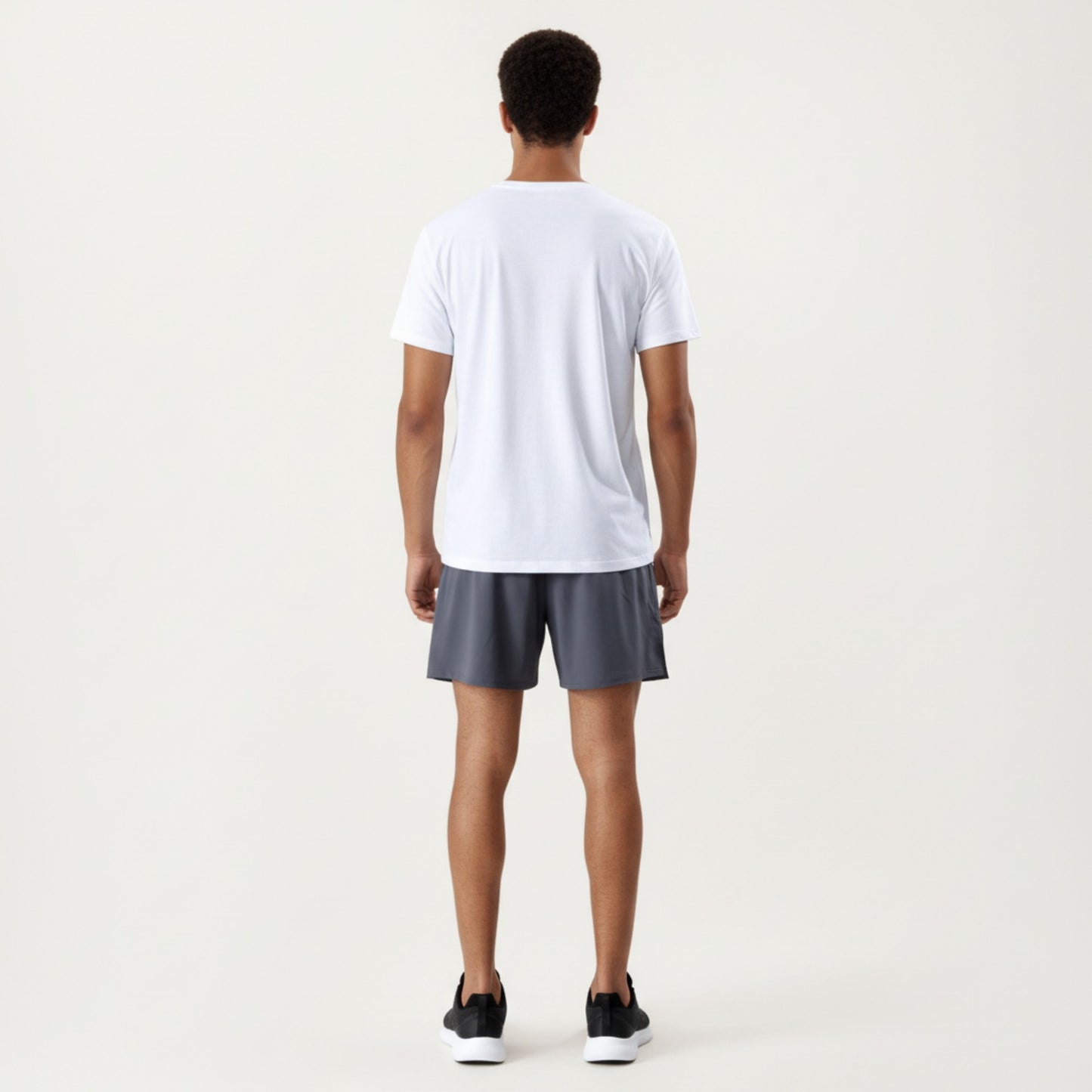 Men's Short Sleeve Crew Neck Performance Tee with Lightweight Stretch Knit Fabric