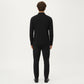 Men's Long Sleeve Half Zip Pullover Top with Lightweight Stretch Knit Fabric