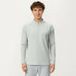 Men's Long Sleeve Half Zip Pullover Top with Lightweight Stretch Knit Fabric