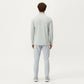 Men's Long Sleeve Half Zip Pullover Top with Lightweight Stretch Knit Fabric