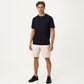 Men's Short Sleeve Crew Neck Performance T Shirt with Lightweight Stretch Fabric