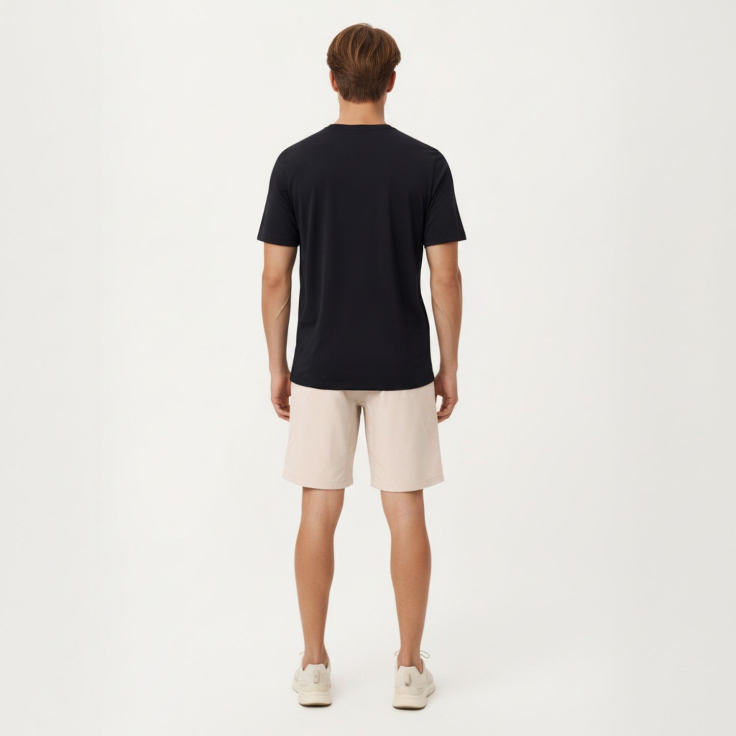 Men's Short Sleeve Crew Neck Performance T Shirt with Lightweight Stretch Fabric