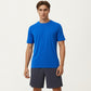 Men's Short Sleeve Crew Neck Performance T Shirt with Lightweight Stretch Fabric