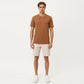 Men's Short Sleeve Crew Neck Performance T Shirt with Lightweight Stretch Fabric