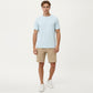 Men's Short Sleeve Crew Neck Performance T Shirt with Lightweight Stretch Fabric