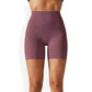 High Waist Seamless Biker Shorts with Compression Fit