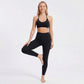 Padded Adjustable Strap Sports Bra Tank Top V Neck Workout Yoga Crop Top
