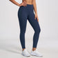 High Waist Full Length Workout Leggings with Contour Seams