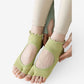 Candy Color Open-Back Yoga Socks for Women, Non-Slip Pilates & Indoor Exercise 3 Pack