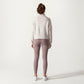Long Sleeve Half Zip Pullover Sweatshirt with High Collar and Kangaroo Pocket Design