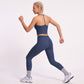 Halter Racerback Workout Tank V Neck Fitted Crop Top