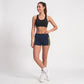 High Waisted Side Stripe Yoga Shorts Butt Lifting Workout Shorts