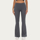 High Waist Flare Leg Yoga Pants with Stretch Fit and Contoured Waistband