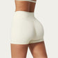 High Waist Mini Biker Shorts with Smooth Stretch Fabric and Supportive Fit