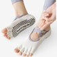 Toe Socks for Yoga Pilates Non-Slip Grip 3 Pack