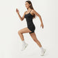 Spaghetti Strap Active Cami Top with Scoop Neck and Smooth Stretch Fit