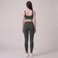 High Waist Full Length Active Leggings with Contour Seams for Workout and Everyday Wear