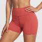 High Waist Biker Shorts Stretch Workout Yoga Shorts