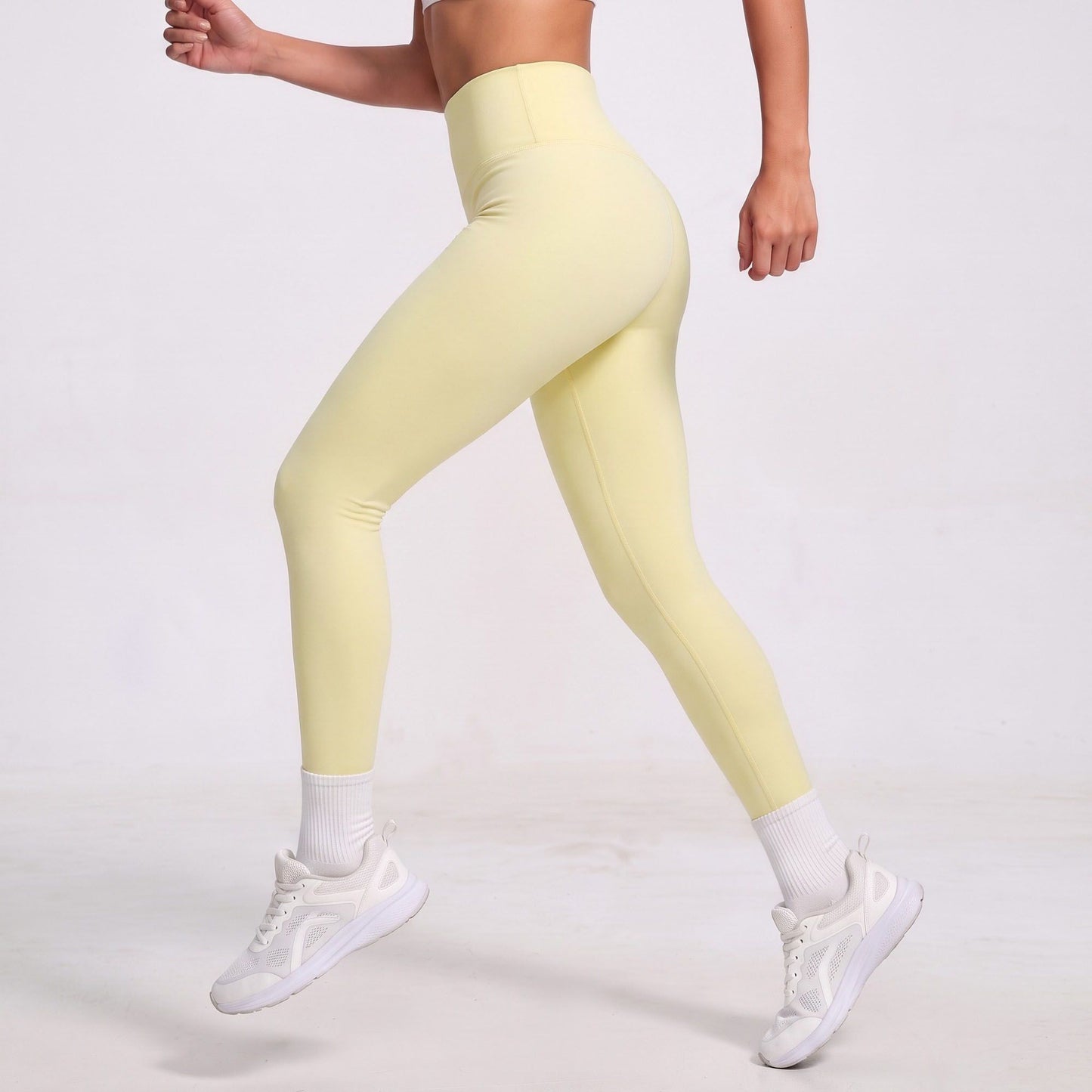 High Waist Full Length Workout Leggings Stretch Yoga Pants