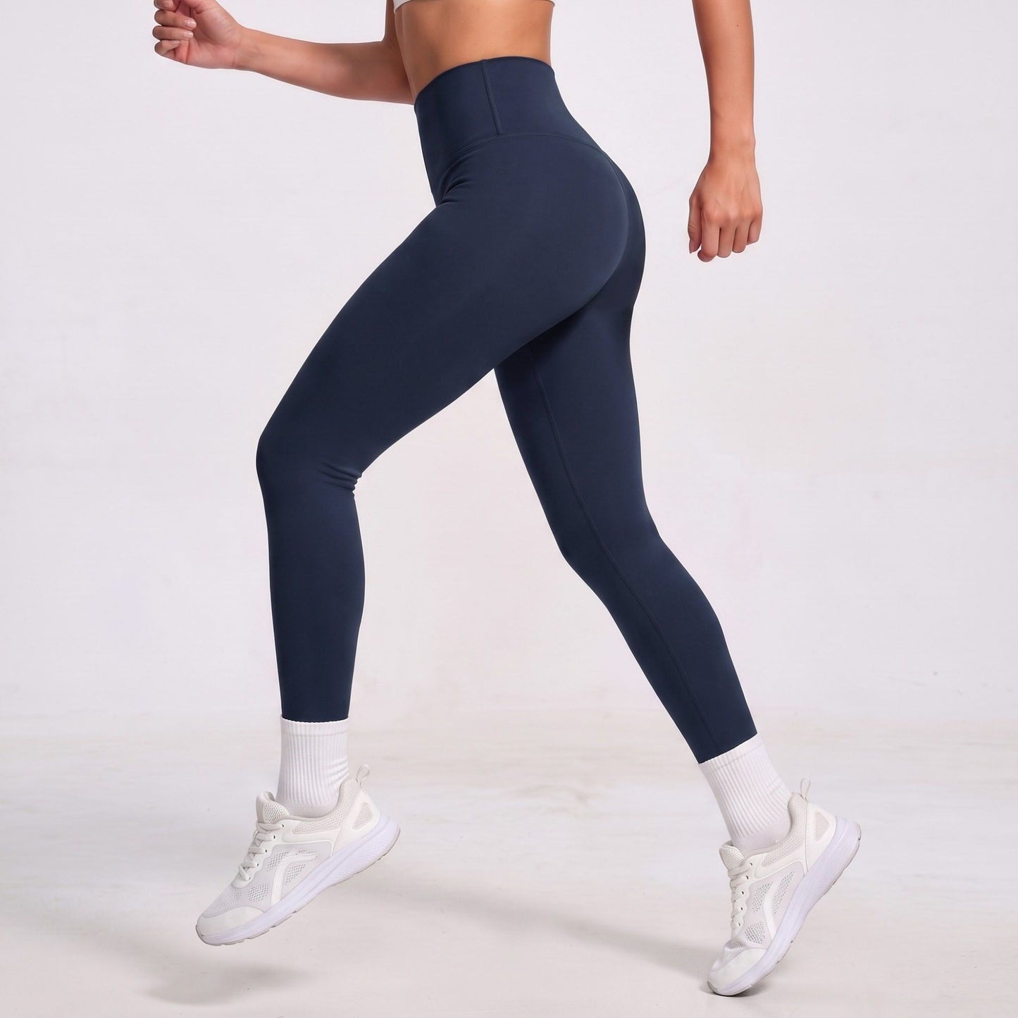 High Waist Full Length Workout Leggings Stretch Yoga Pants