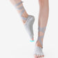 Tie-Strap Five-Toe Yoga Socks Non-Slip Pilates Socks 3 Pack